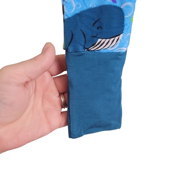 Snuggle Bums Bamboo 9-12 M Baby Girl Under The Sea Zippy Ruffled Sleepwear Ocean - Picture 10 of 16